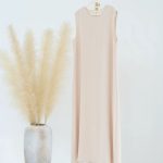 Elegant Women’s Islamic Inner Slip Dress | Premium Fabric, Sleeveless Crew Neck
