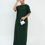 Elegant Women’s Islamic Inner Slip Dress | Premium Fabric, Half Sleeve Crew Neck