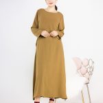 Elegant Women’s Islamic Inner Slip Dress | Premium Fabric, Full Sleeve Crew Neck