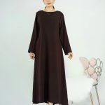 Elegant Women’s Islamic Inner Slip Dress | Premium Fabric, Full Sleeve Crew Neck