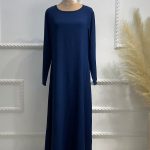 Elegant Women’s Islamic Inner Slip Dress | Premium Fabric, Full Sleeve Crew Neck