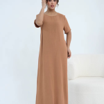 Elegant Women’s Islamic Inner Slip Dress | Premium Fabric, Half Sleeve Crew Neck