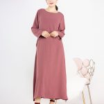 Elegant Women’s Islamic Inner Slip Dress | Premium Fabric, Full Sleeve Crew Neck