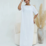 Elegant Women’s Islamic Inner Slip Dress | Premium Fabric, Half Sleeve Crew Neck