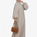 Luxury Shimmer Open Abaya for Women – Elegant Modest Fashion by Neuness