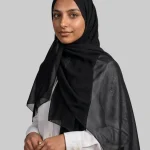 Neuness Dujalil Chiffon Hijab- Black