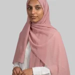 Neuness Dujalil Chiffon Hijab- Pink
