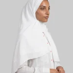 Neuness Dujalil Chiffon Hijab- White